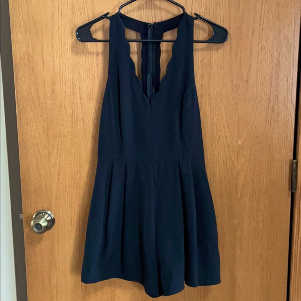 Women’s Medium Lush Black Romper